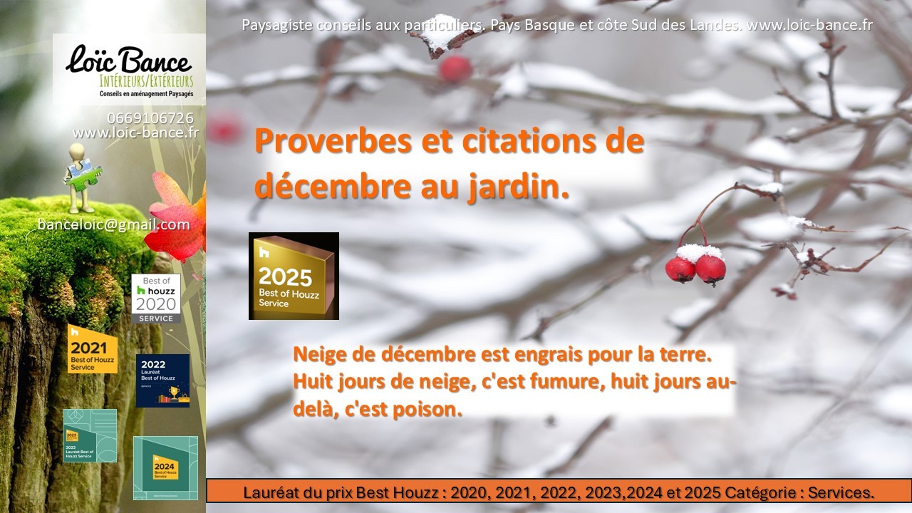 Proverbes; Citations; Paysages; Jardins; Radio; Jardins d'ici; Amnagements paysagers; Landes; Paysagiste Landes; Pays Basque; Paysagiste Pays Basque; Concepteur de jardins; Ahetze; Paysagiste Ahetze; Anglet; Paysagiste Anglet; Arbonne; Paysagiste Arbonne; Arcangues; Paysagiste Arcangues; Bayonne; Paysagiste Bayonne; Biarritz; Paysagiste Biarritz; Capbreton; Paysagiste Capbreton; Guthary; Paysagiste Guthary; Hossegor; Paysagiste Hossegor; Saint Jean de Luz; Paysagiste Saint Jean de Luz; Seignosse; Paysagiste Seignosse; Tosse; Paysagiste Tosse; Dax; Paysagiste Dax; Mont de Marsan 40000; Paysagiste Mont de Marsan; Paysagiste Brassempouy; Brassempouy 40330; Paysagiste Ahaxe-Alciette-BascassanAhaxe-Alciette-Bascassan 64220; Saint-Pandelon 40180; Paysagiste Saint-Pandelon; Ascain 64310; Paysagiste Ascain; Amou 40330; Paysagiste Amou; Louhossoa 64250; Paysagiste Louhossoa; 