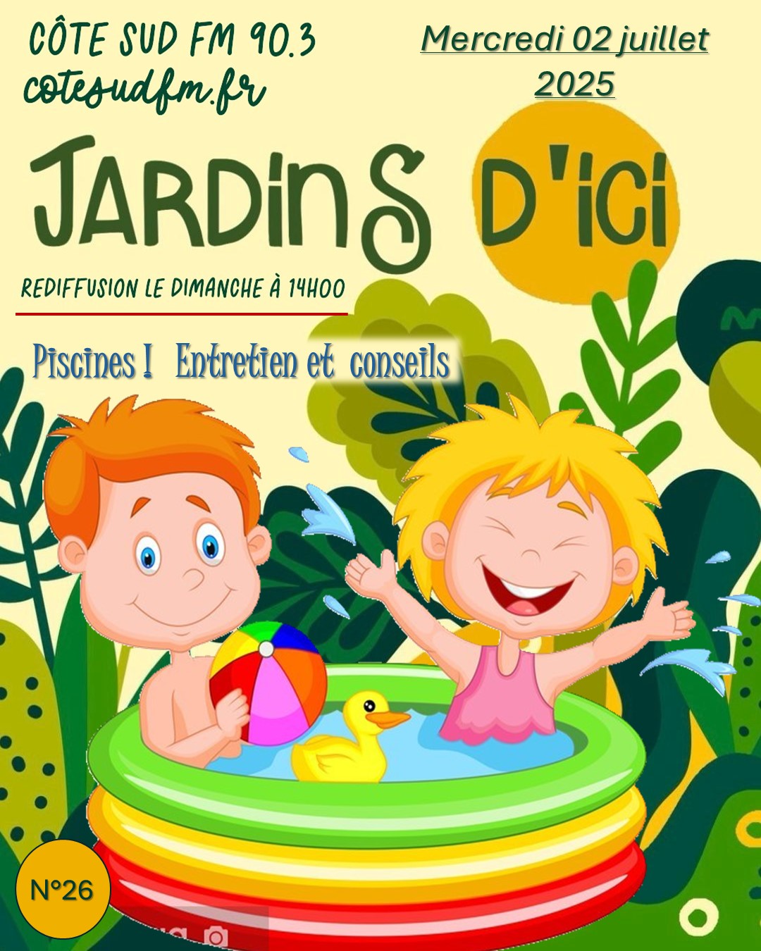 Piscines; Piscines Landes; Piscines Pays basque; Crations piscines; Radio d'ici; jardins; Cote Sud FM; Loc BANCE; Concepteur de jardins; Paysagiste conseils; Ahetze; Anglet; Arbonne; Arcangues; Bayonne; Biarritz; Capbreton; Guthary; Hossegor; Saint Jean de Luz; Seignosse; 